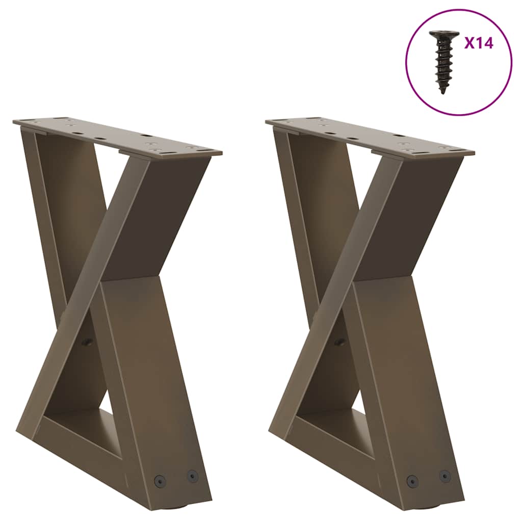 Coffee Table Legs 2 Pcs Steel